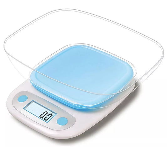 Bascula Digital De Cocina Con Recipiente Para 7 Kilos