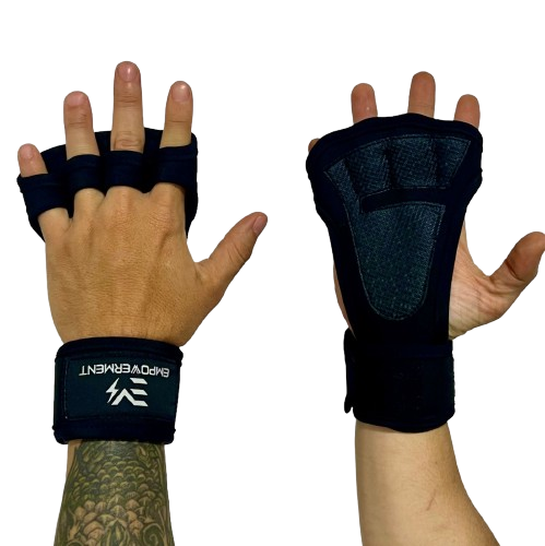 Guantes Con Muñequera Para Gimnasio Pesas Gym Deporte Hombre